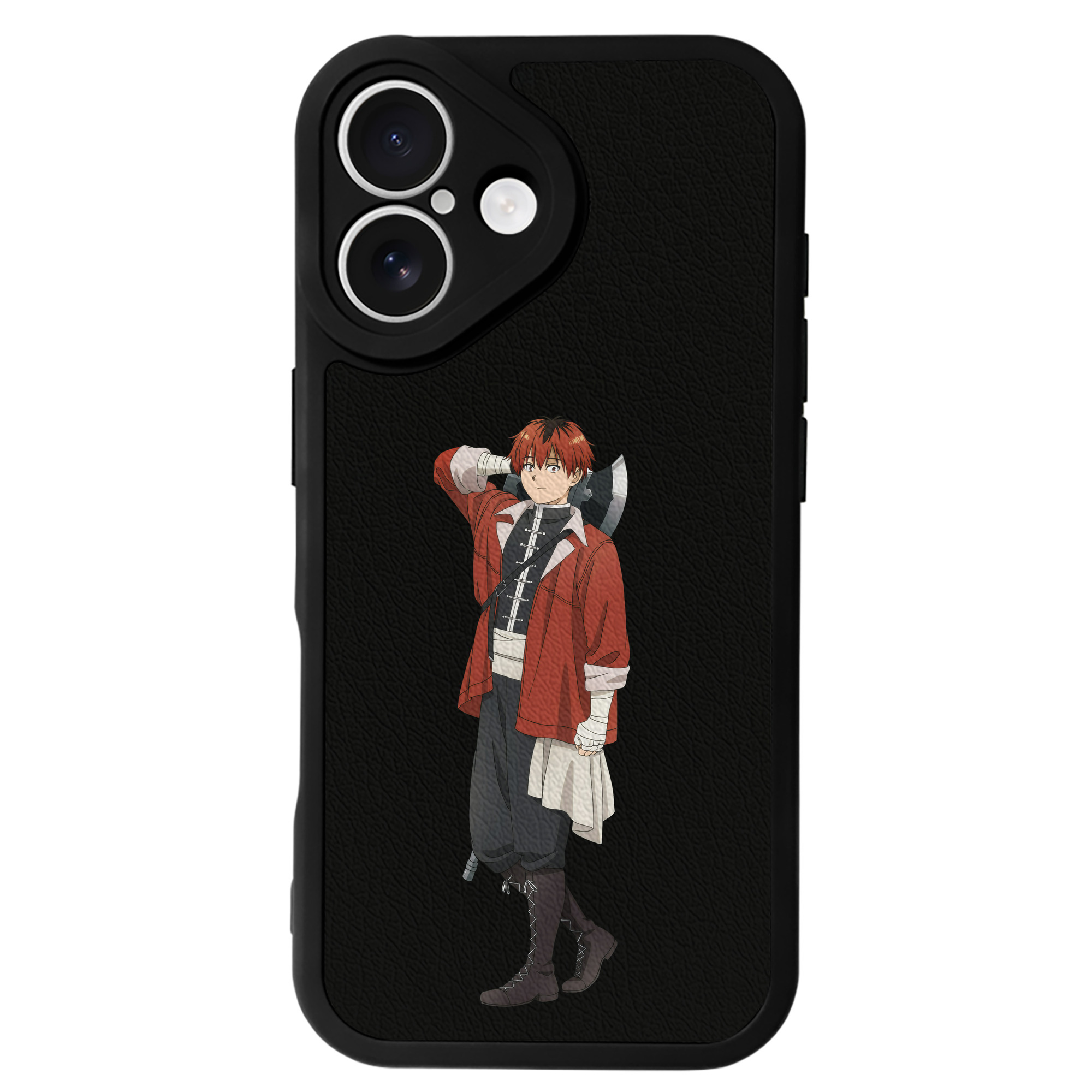 （画像用） 葬送のフリーレン Frieren 【iPhone 16シリーズ対応】シリコンスマホケース（レザー調） 材質：シリコン